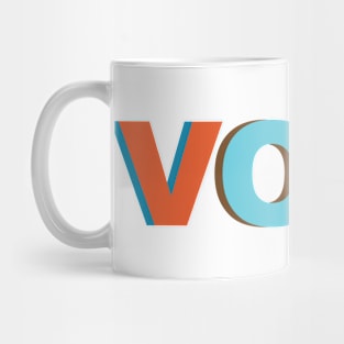 Vote Colorful Voter Mug